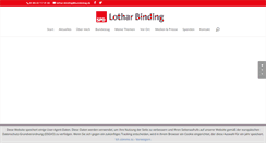 Desktop Screenshot of lothar-binding.de